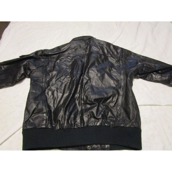 Vtg 80s Star Gear Soft Leather Motorcycle Jacket - Picture 3 of 8